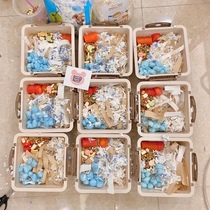 Cream cream bear house pet transport box hamster golden bear small pet transport rattan box ice bag insulation bag