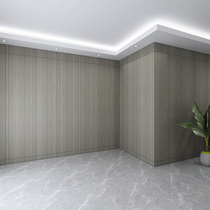 Yan board wood veneer panel modern simple TV background wall 2021 new technology wood solid wall panel