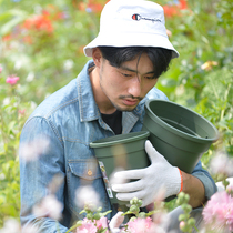 Global second generation upgrade gallon pot rose rose clematis permeable breathable plastic resin root Green Mountain Flower Pot