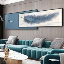 Living room decoration painting light luxury abstract gentleman sofa background crystal porcelain painting bedroom bedside painting metal aluminum alloy frame