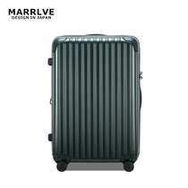 MARRLVE trolley box dark green PC universal wheel password box 28 Brigade suitcase 20 boarding box 2426 inch men and women