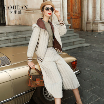 Camilan short down jacket womens 2019 winter new fashion all-match white duck down warm down jacket