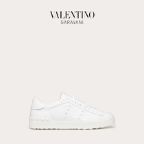 VALENTINO GARAVANI Valentino Rockstud Untitled Calfskin Studded Sneakers