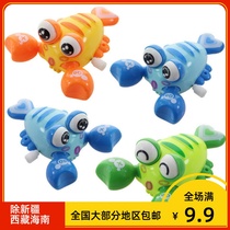 Childrens night market chain crayfish puzzle clockwork animal male and female childrens toys wholesale stalls supply birthday gifts