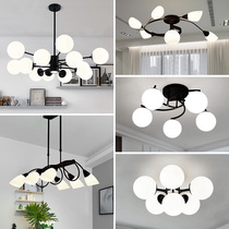 Modern minimalist Nordic creative personality chandelier Living room Bedroom Light Dining Room 2019 New Internet Red Lamp Lighting
