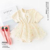 Baby Princess Ha Clothes Wins Women Baby Summer Triangle Fat Dress Dress Dress Fashion Super cute Tide