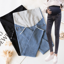 Pregnant women underpants 2023 new pregnant women with belly jeans slim in autumn slender pants pregnant pants autumn