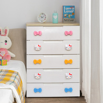 Alice children drawer type storage cabinet thickened Alice plastic storage baby baby wardrobe