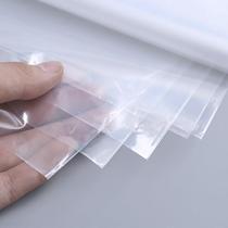 Anti-dust bagging for disposable hanging clothes Home dry cleaning clothes Shop special transparent hood sleeve Covered Plastic Bags