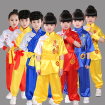 Spring Festival Shaolin Hero Dance Clothing Childrens Wushu Practice Clothing Chinese Kung Fu Clothing Children Chinese Style Performance Clothing
