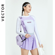 VECTOR Dive suit female sunscreen dry sleeve shorts suit swimsuit female surf snorkeling jew
