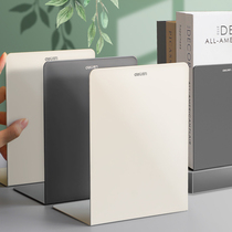 Dalii metal book stand simple creative ins Wind vertical bookshelf students use the desk book clip by the book baffle to support the fixed book desktop simple bracket storage rack artifact partition release book