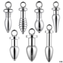 Metal Enema Anal Plug Rings Enema Anal Irrigator Metal Detachable Hollow Anal Plug 22-DD4041