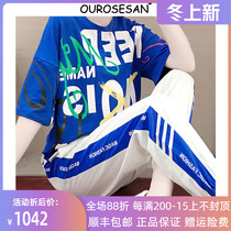 Fashion set women summer 2021 New playful very fairy French niche leisure sports two-piece Foreign Air Age