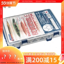 MEIHO Minbon (Minobox) REVERSIIBLE Luya Box Multi-length pencil iron plate Fake Bait Wood Shrimp Box