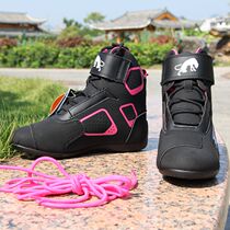 French brand breathable motorcycle ankle anti-drop boots waterproof riding boots womens boots CE safety certification D3O protection