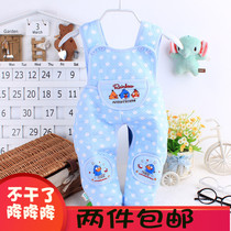 Lu Xuan Baby Back Belt Pants Spring Autumn Baby Warm Pure Cotton Even Body Pants Single Piece Autumn Winter Warm Clothes Sleeping Clothes