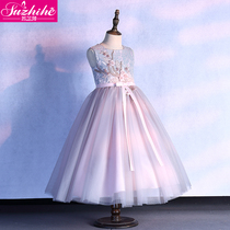 Girls' Dress 2021 Summer Bubble Gauze Baby Summer Western Style Princess Dress Korean Style Little Girls' Kids' Dresses