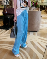 Good grade gas field No Van Giants Slim tall and long legs Loose Broadlegged Pants Women Spring Autumn High Waist Pituality