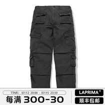LAPRIMA Pocket Overalls Pants Multi-pocket loose tooling Army pants 21SS Japanese fabric