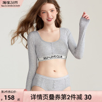 Curious Miss Exterior Wear short blouses No steel ring Sport bra Womens underwear thin cups U-type meatback comfort bra