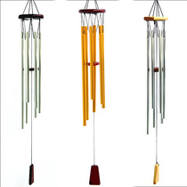 An imitation mahogany six long pipe Wind chimes home decoration pendant metal wood Creative Crafts gift