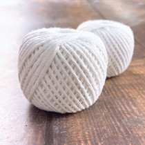 Zongzi hemp rope packaging rope baking packaging nougat literary ribbon cotton rope snack decoration 80 meters