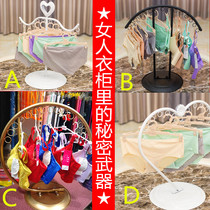 Lingerie display stand display table wardrobe chest rack inner pants rack iron lingerie shop shelf ladies countertop Nakajima rack