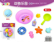 Vinyl bath animal paradise F31 bath toys Plastic toys pinch called childrens toys mixed batch