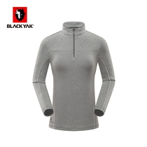 BLACKYAK breyak ladies autumn winter warm snatch outdoor mountaineering hiking half-pull T-shirt FZW310