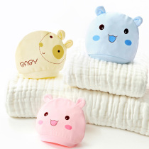 Newborn tire cap single layer 0-3 months spring and autumn summer baby boomer hat Full Moon cap baby supplies