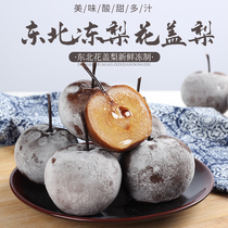 Northeast flower cover pear frozen pear big black pear Frozen Autumn pear winter pear 4kg frozen pear sweet and sour flower cover pear