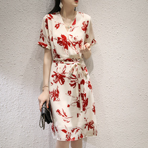 Sandro Svpr overlapping V neckline with long neck ~ printed and designed to overdraft an uncoveable atmospheric beauty