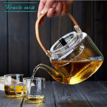 Touch Miss heat-resistant glass boiling teapot single pot set electric pottery stove with kettle lifting beam filter bubble teapot