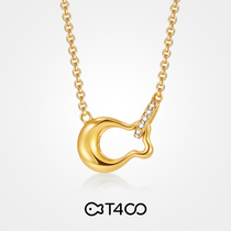 T400 original clownfish necklace female 2021 New Tide summer sterling silver gold senior sense niche birthday gift