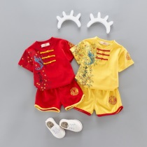 Baby Boy Clothing Done Baby Clothes BoysClothes Boys Summer Clothing Suit 0-1-3-Year-Old Gown Festive Summer Catch