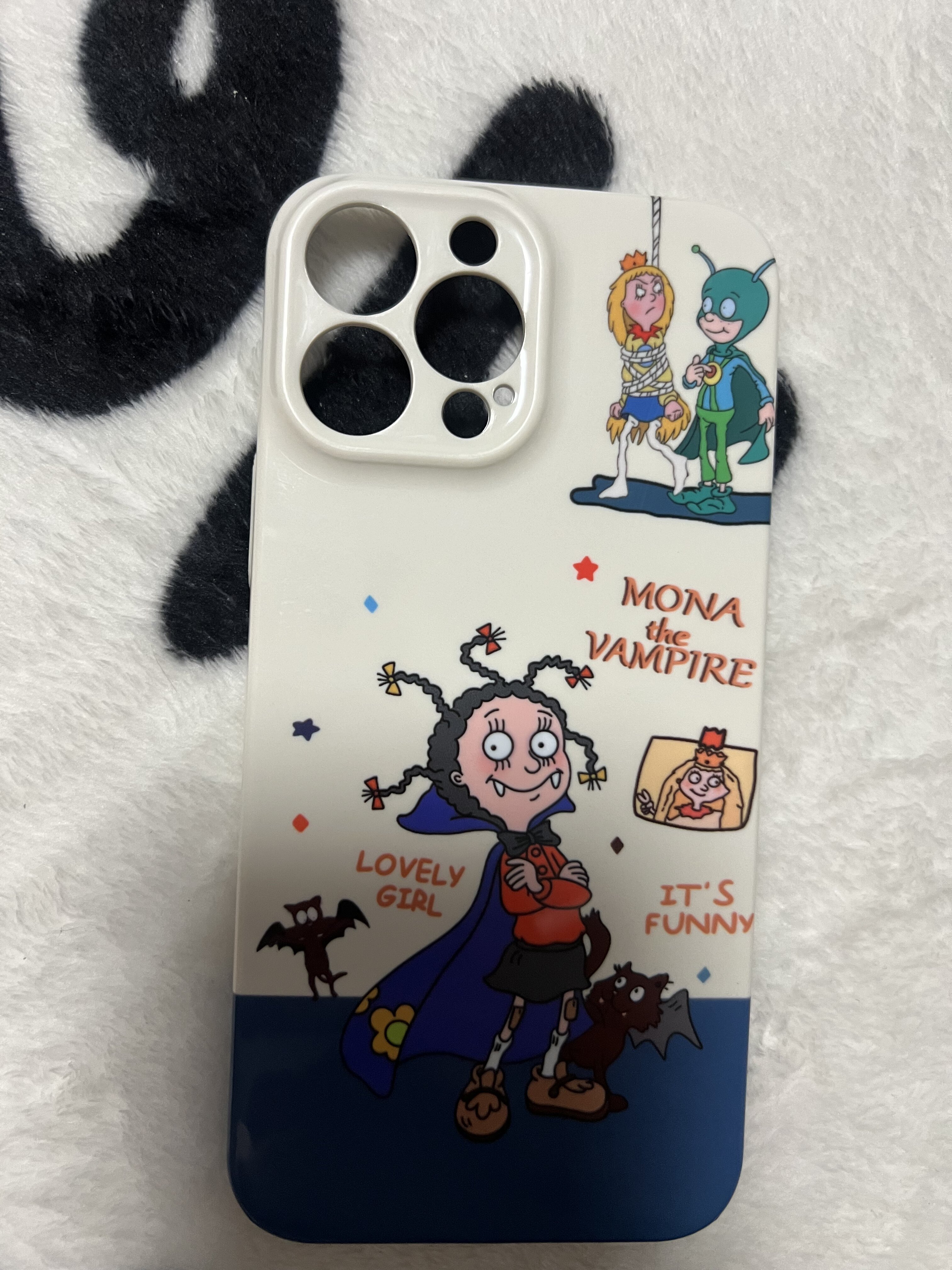 趣味小众小魔女蒙娜适用苹果16promax新款iphone15女13全包14二合一12