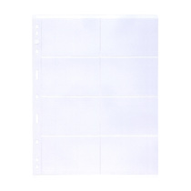 Five Crown-the standard version of the inner page of Yins upscale loose-leaf inner page (transparent magnetic card inside page)