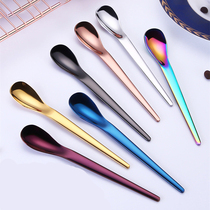 New 304 Stainless Steel Sweet Spoons Coffee Stirring Spoon Creative Ice Spoons Sweet honey Spoon Cake Coffee Spoon