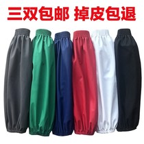 Leather sleeve waterproof adult sleeve work hand anti-fouling female show sleeve head oil-proof White extended sleeve sleeve