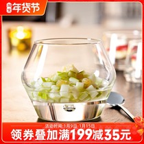 Belgian imported du Norbao glass whiskey cup salad bowl dessert bowl fruit bowl