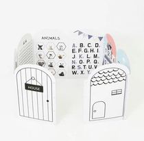 Customize South Korea Morning Cognitive Stereo Card Game Fencing Screen Letter Digital Pinyin Color Animal Learning Card