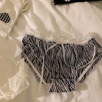 THREEPIG Korean style simple mesh breathable girl low waist briefs fungus Hemming