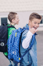 Beckmann Norwegian schoolbag double shoulder Ridge burden reduction waterproof weight loss 50% outing children student backpack