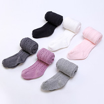 Spring and autumn baby pantyhose Girls baby 369 months pure cotton bottoming socks Newborn children socks 0-1-2 years old