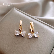 Guryya small butterfly knots with small crowdsourced design Sensation Earrings Woman 2022 New wave Advanced Sensation Ear Ornaments