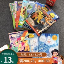 Ice Princess Pixar Big Block Sticker Coloring game Painting book Sticker book gifts for boys and girls