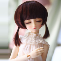 BJD SD new spot baby hair head 6 points 3 points doll wig pigtail head cute baby short hair