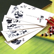 Xian tourist souvenir Chinese style one of the four treasures of Qinling giant panda bookmarks 8 Foreign Affairs gifts