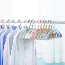 Plastic hangers non-slip clothes household clothes racks adult hangers drying racks 5 sets